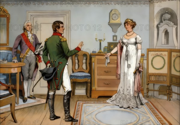 Napoleonic Wars, Conversation with Napoleon I in Tilsit, 1807, Louise of Mecklenburg-Strelitz, 1776
