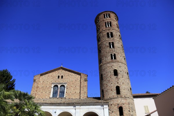 Basilica of Sant'Apollinare Nuovo, three-nave basilica church from the 6th century. It was built by