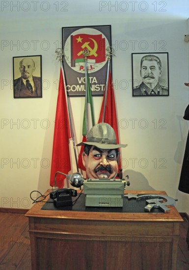 Brescello, Museum of the Films of Don Camillo and Peppone, here the office of Mayor Peppone,