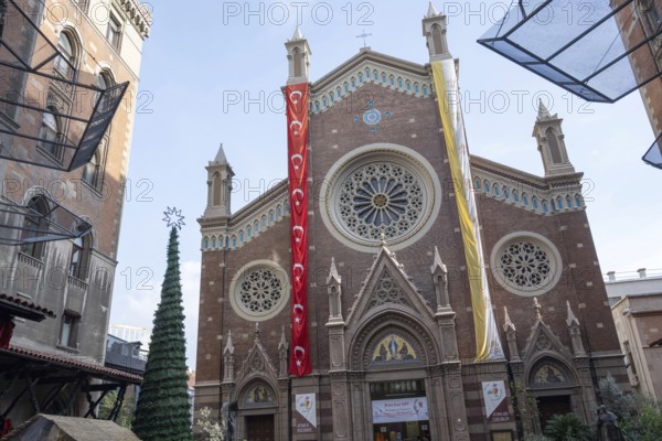 Istanbul, Turkey. December 2nd 2025. Church of Saint Anthony of Padua a catholic church with a