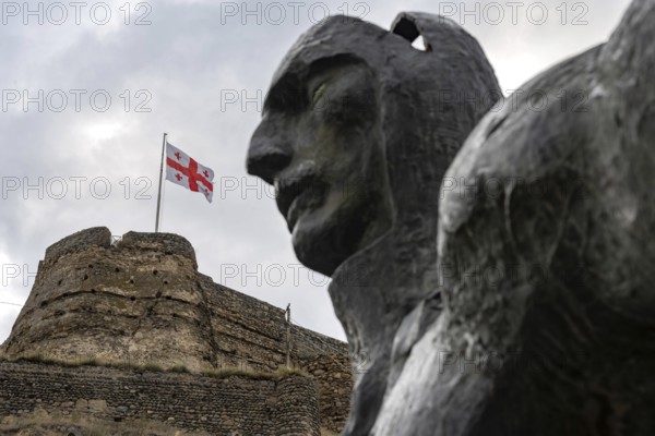 Gori, Georgia. September 9th 2025. Gori Fortress, a medieval citadel in Georgia, situated above the