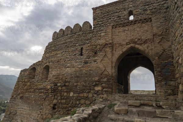 Gori, Georgia. September 9th 2025. The battlements and entrance to Gori Fortress, a medieval