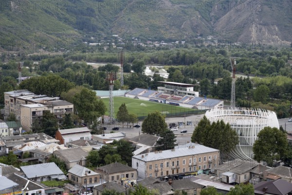 Gori, Georgia. September 9th 2025. FC Gori football stadium, the Georgian association football club