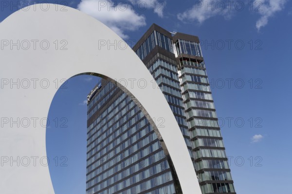 Tbilisi, Georgia. July 11th 2025. Iconic landmark of the Radisson Blu Hotel, Rose Revolution