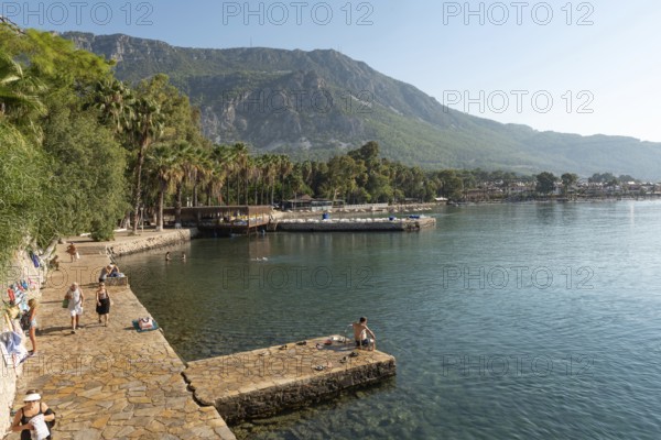 Akyaka, Mugla, Turkey. September 8th 2022 Enjoying the beautiful Turkish Riviera seaside town of