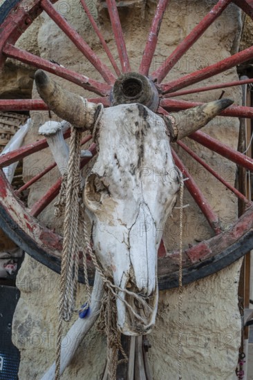 Cappadocia, Turkey. November 8th 2017 Typical ranch decoration, The Dalton Brothers Ranch, near the