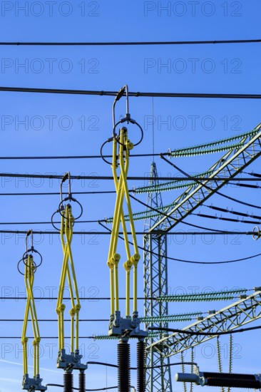 Mülheim, North Rhine-Westphalia, Germany - Transformer substation, critical infrastructure, node in