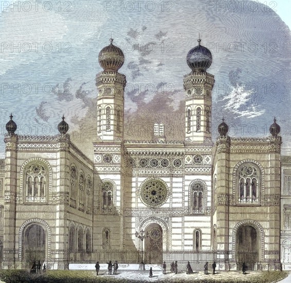 The synagogue on Dohany Street, also Great Synagogue or Tabakgasse, is a historic building in