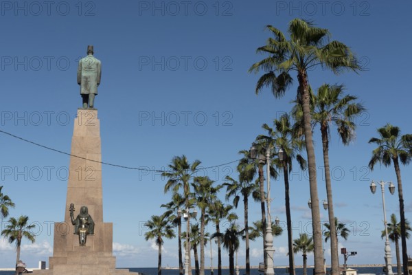 Alexandria, Egypt. December 4th 2022 Monument of Egyptian revolutionary statesman Saad Zaghloul