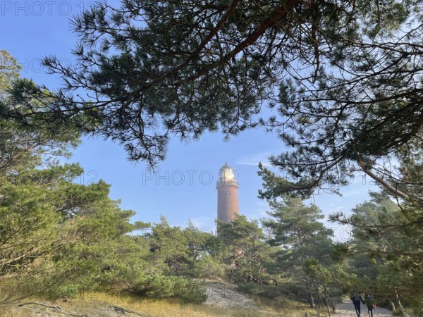 Lighthouse at Darßer Ort, Vorpommersche Boddenlandschaft National Park, Darss-Zingster Boddenkette,