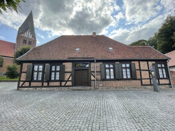 Heinrich Schliemann Memorial, archaeologist, Neubukow, birthplace of archaeologist Heinrich
