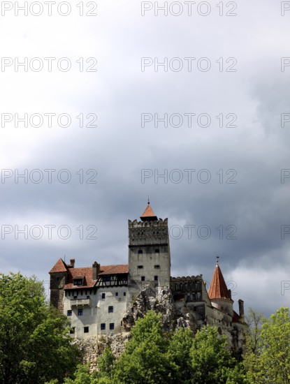 Bran Castle, also known as Törzburg, in Transylvania, Romania. It is famous as Dracula's Castle and