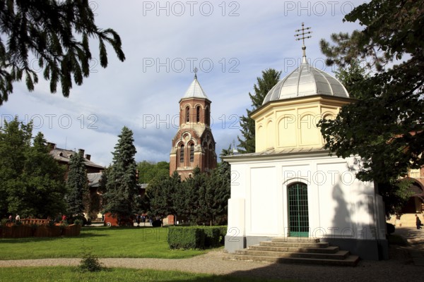 Curtea de Arges monastery and cathedral, one of the most famous pilgrimage sites in the country,