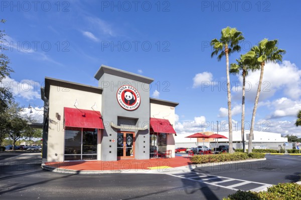 Panda Express Chinese Fast Food Restaurant branch in Tampa, United States