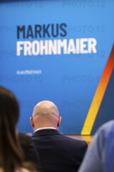 Campaign rally for the state elections of the AfD party. Markus Frohnmaier is the top candidate