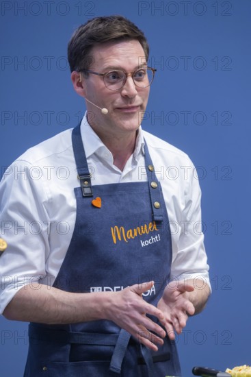 Manuel is cooking! at Intergastra in Stuttgart. DEHOGA Baden-Württemberg event with Manuel Hagel,
