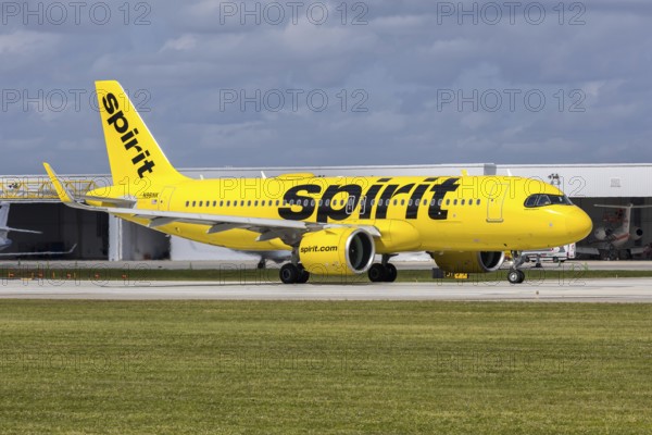 An Airbus A320neo Spirit Airlines aircraft with the license plate N981NK at Fort Lauderdale