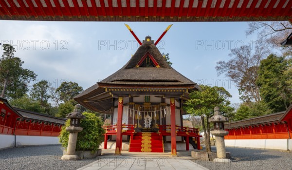 Saijosho Daigengu Ceremonial Hall, Yamakage-Jinja Shrine, Shinto Shrine, Kyoto, Japan