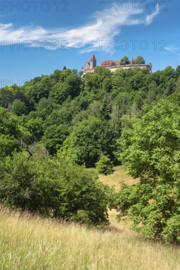 View of Coburg Fortress, Coburg, Franconia, Bavaria, Germany