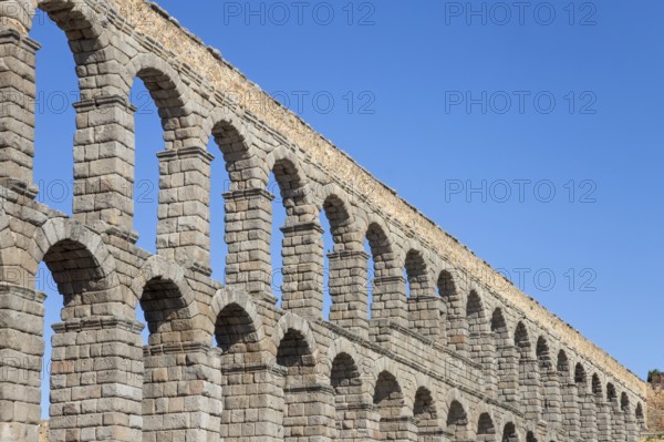 First century AD Roman Aqueduct of Segovia / Acueducto de Segovia, Castile and León / Castilla y