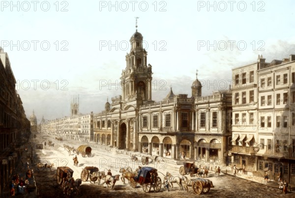The second Royal Exchange, London, England, Europe, 18th century