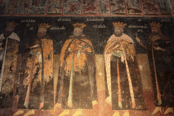 Votive panel, donor painting, in the Great Church of the Princes, Biserica Mare Domneasca, The