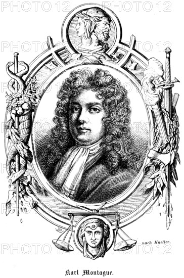 Charles Montague, 1st Earl of Halifax (1661 - 1715) Kingdom of England, Lord High Treasurer, Lord