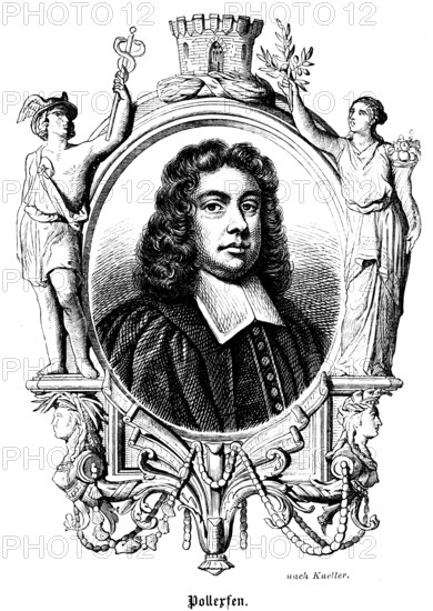 Sir Henry Pollexfen (1632 - 1691), Kingdom of England, portrait, lawyer, member of the English
