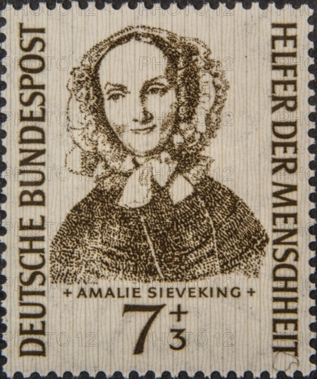 Amalie Wilhelmine Sieveking (1794-1859) was a German philanthropist and deaconess. She founded a