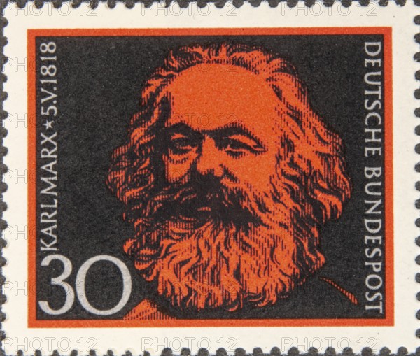 Karl Marx (1818-1883) a German philosopher, economist, historian, sociologist, political theorist,