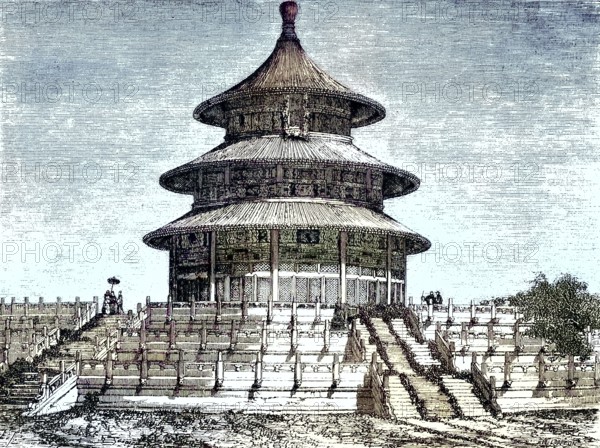 Hall of Prayer for Good Harvests, the largest building of the Temple of Heaven, Beijing, China/Hall