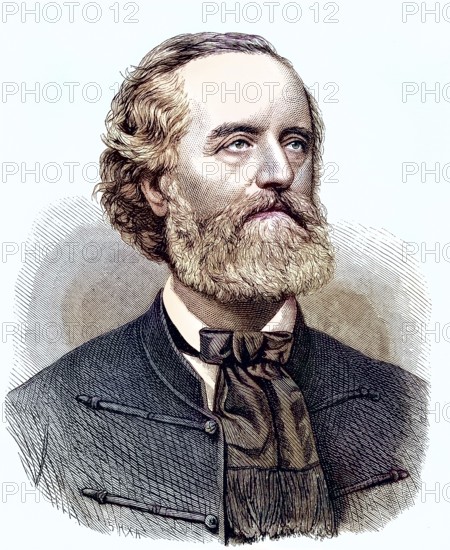 Sir Mor Perczel de Bonyhad, knight Moritz Ludwig Perczel von Bonyhad, 1811- 1899, Hungarian