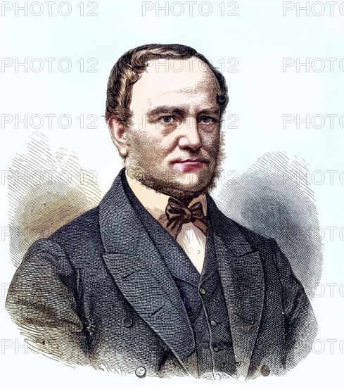 Victor von Bruns, 1812 - 1883, a German surgeon, doctor and medicine/ Victor von Bruns, a German