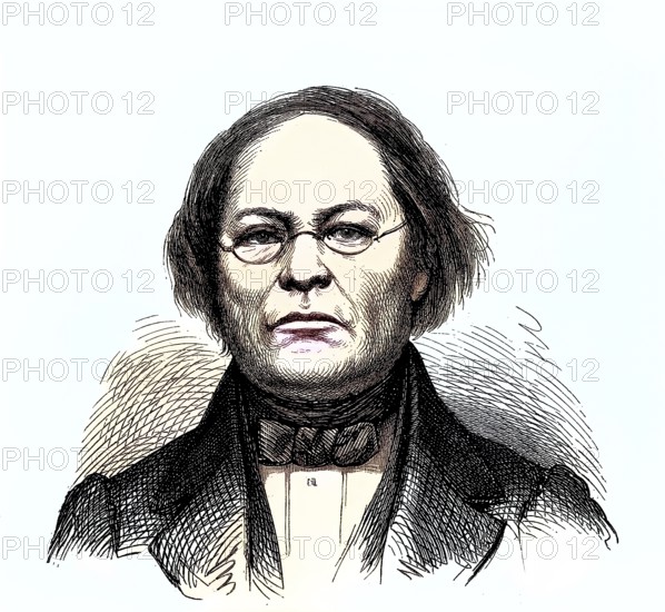 Joseph Skoda, 1805 - 1881, Czech doctor, professor of medicine and dermatologist/ Joseph Skoda,