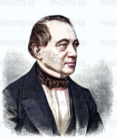 Gustav vom See, Gustav von Struensee, 1803 - 1875, a German writer, Germany/ Gustav vom See, a