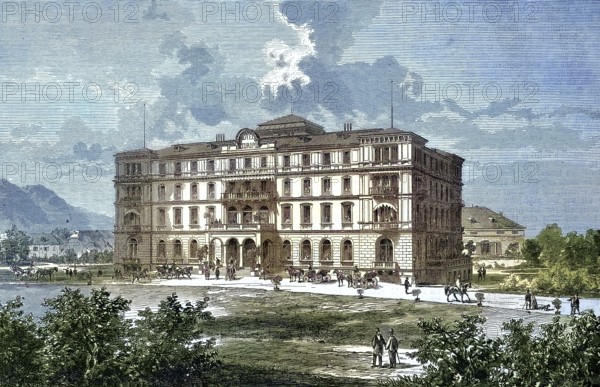 Building of the Hotel Europa in Salzburg, Austria/building of the hotel Europa at Salzburg,
