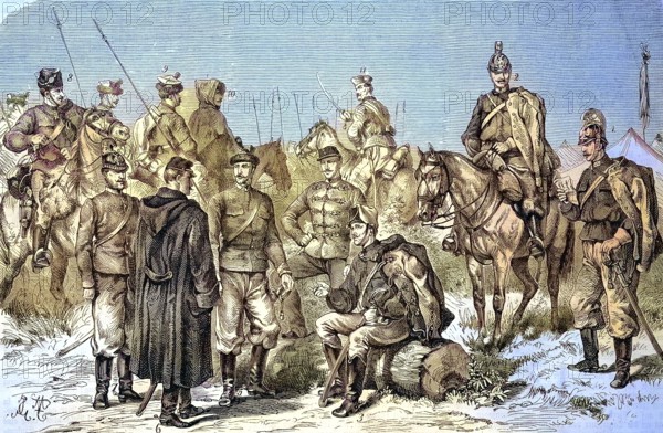 The new uniform of the Austrian cavalry army, soldiers, army, Austria/The new uniform of the