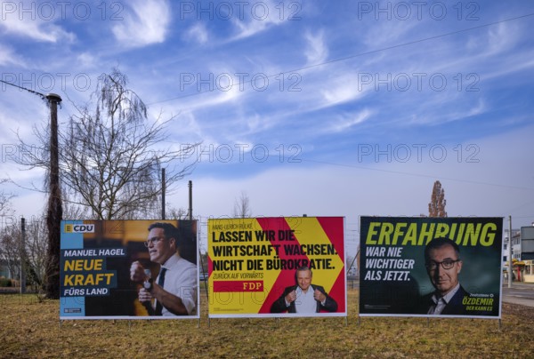 Top candidates Manuel Hagel, Hans-Ulrich Rülke, Cem Özdemir, the parties CDU, FDP, Alliance 90 The