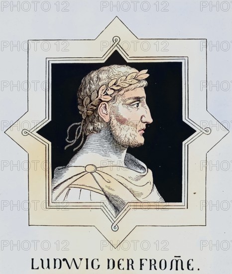 Louis I (called Louis the Pious, born June/August 778, died June 20, 840), was king of the Frankish