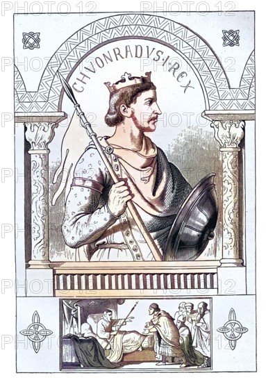 Konrad II (born c. 990, died 4 June, 1039) was Roman-German emperor from 1027 to 1039, king of the