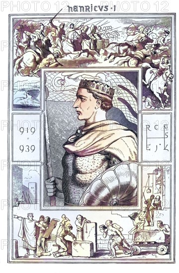 Henry I (born c. 876, died July 2, 936), also known as Henry the Vogler or Henry the Finkler, from