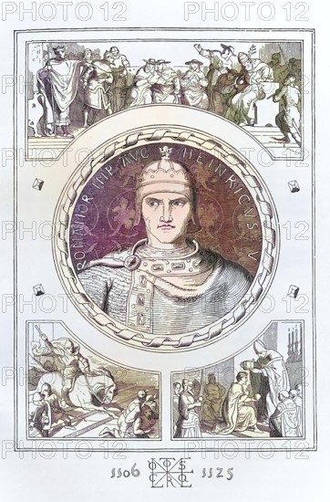 Henry V (born 1081 or 1086, died 23. May 1125 in Utrecht) from the Salian family was co-king with