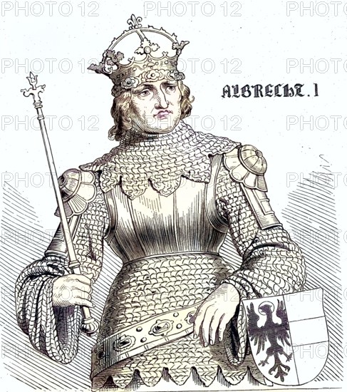 Albrecht, V. Graf von Habsburg (geboren Juli 1255, gestorben 1. Mai 1308), war ab 1282 Herzog