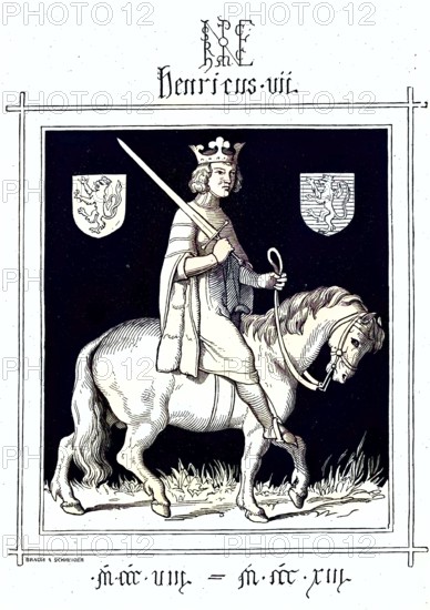 Henry VII (born 1278/79, died 24 August, 1313) was descended from the House of Limburg-Luxembourg