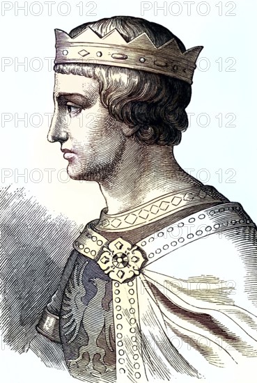Frederick II (born 26 December 1194, died 13 December 1250) of the Hohenstaufen dynasty. Dezember