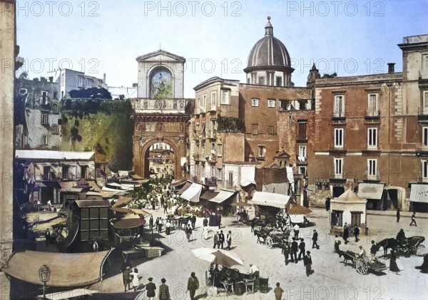 Historical image of Napoli, Naples, Porta Capuana, Italy/Historic images of Napoli, Naples, Italy,