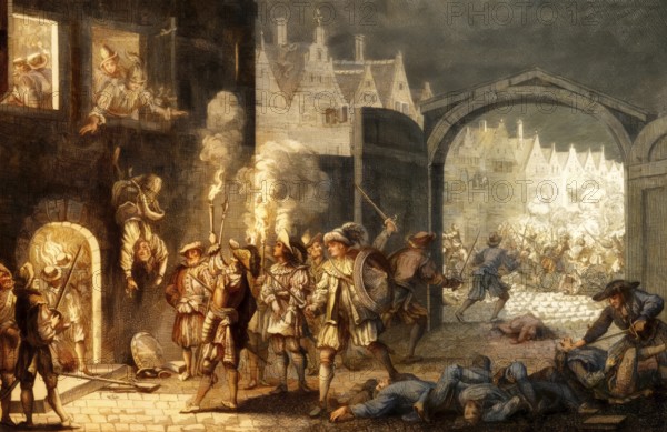 The St. Bartholomew's Day massacre, Paris, French Wars of Religion, 1572