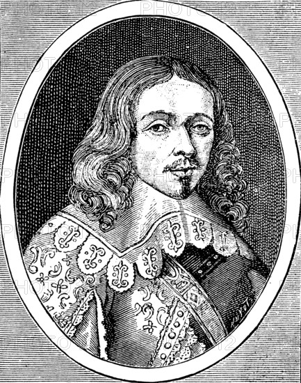 Male headdress around 1640, France, history of fashion, traditional costume story, authentic,