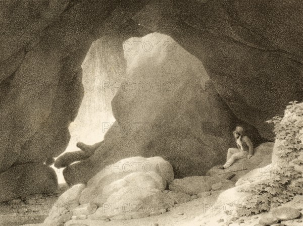 Grotte de Neptune, Tivoli, in the deep valley of the Anio River, formerly known as Valley of Hell,