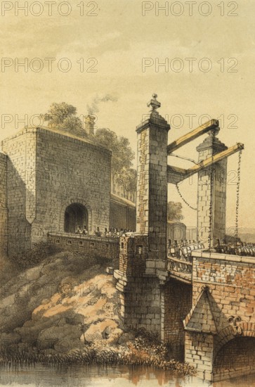 Porte de Bois-le-Duc, Boschpoort, historic city gate in the north of Maastricht, which protected